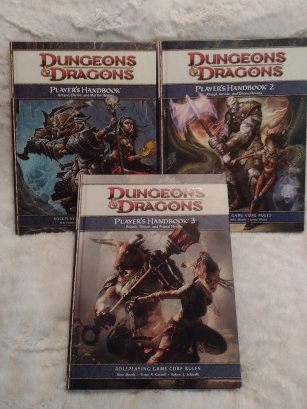 DUNGEONS & DRAGONS Players Handbook 1 2 3  First Printing 2008 4E 4th Edition
